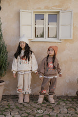 [OREN] Romi garden brushed sweatshirt set