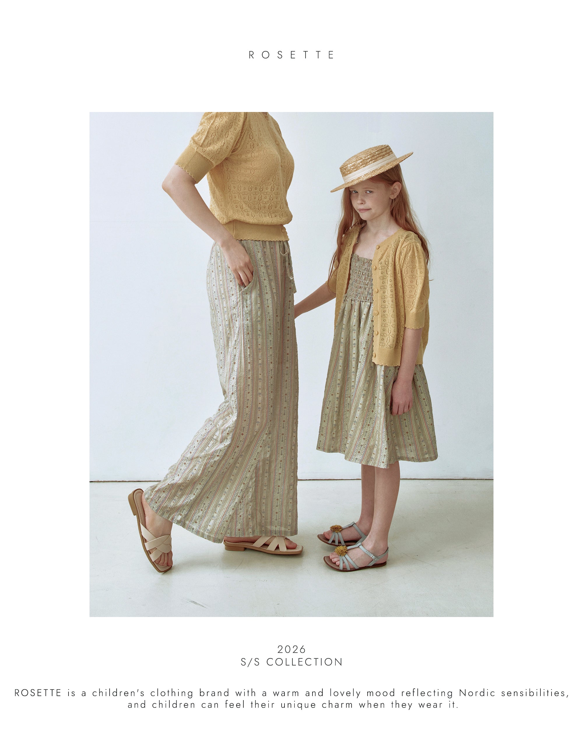 ［ROSETTE］Foret pants (mom)