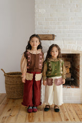 [OREN] Berte fleur knit vest