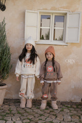 [OREN] Romi garden brushed sweatshirt set