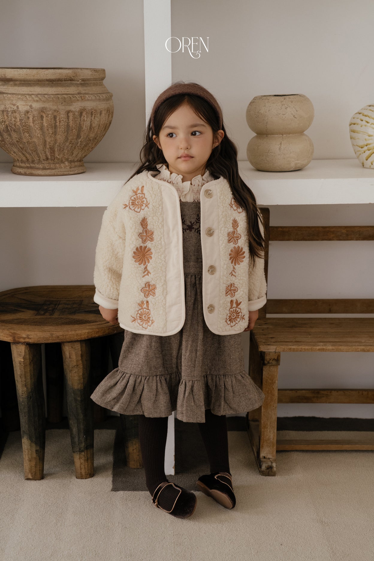 [OREN] Solen suspender dress