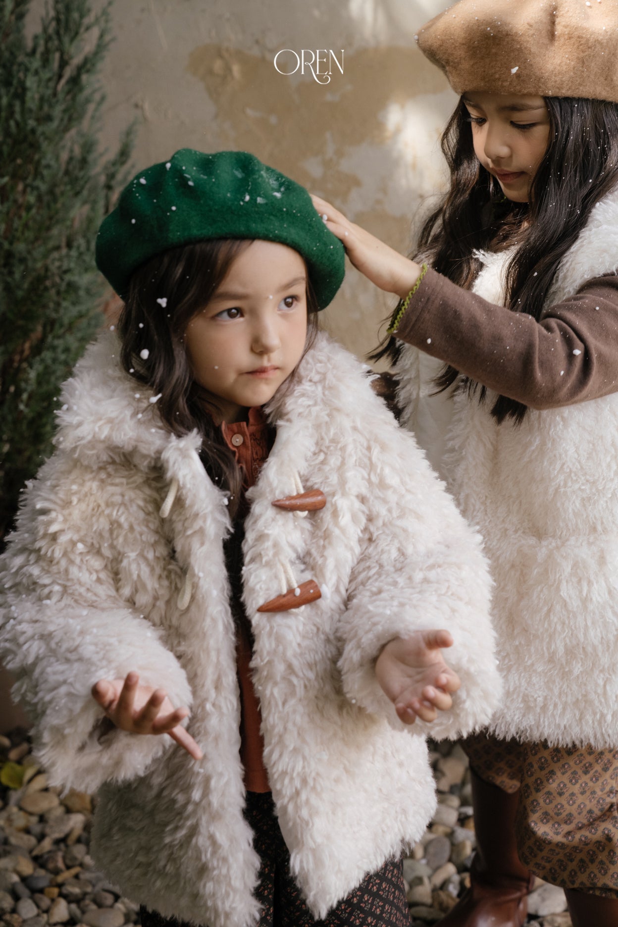 [OREN] Berni toggle fur jacket