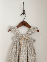 Garden frill ribbon one-piece