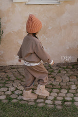 [OREN] Romi garden brushed sweatshirt set
