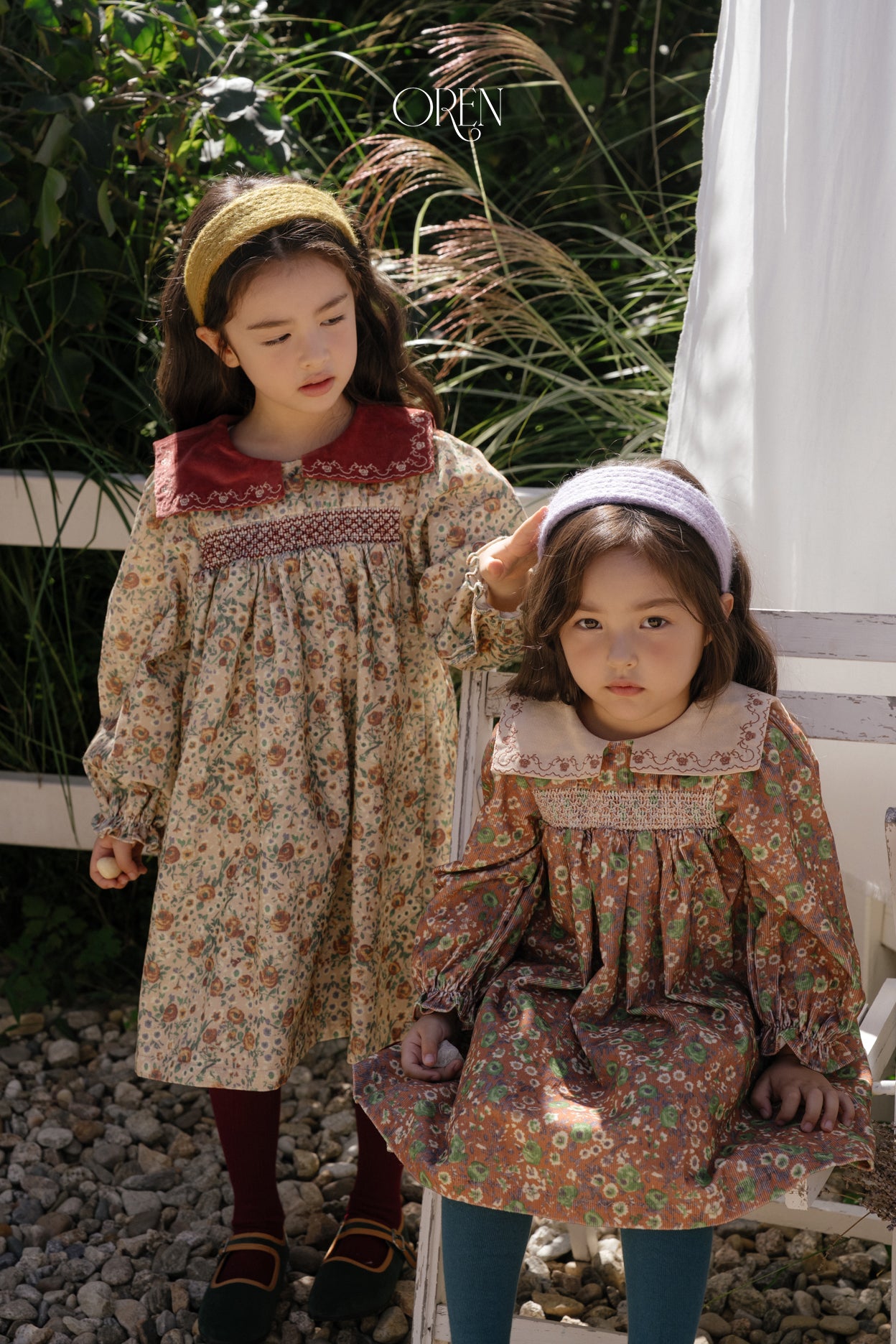 [OREN] Bonjour square collar dress
