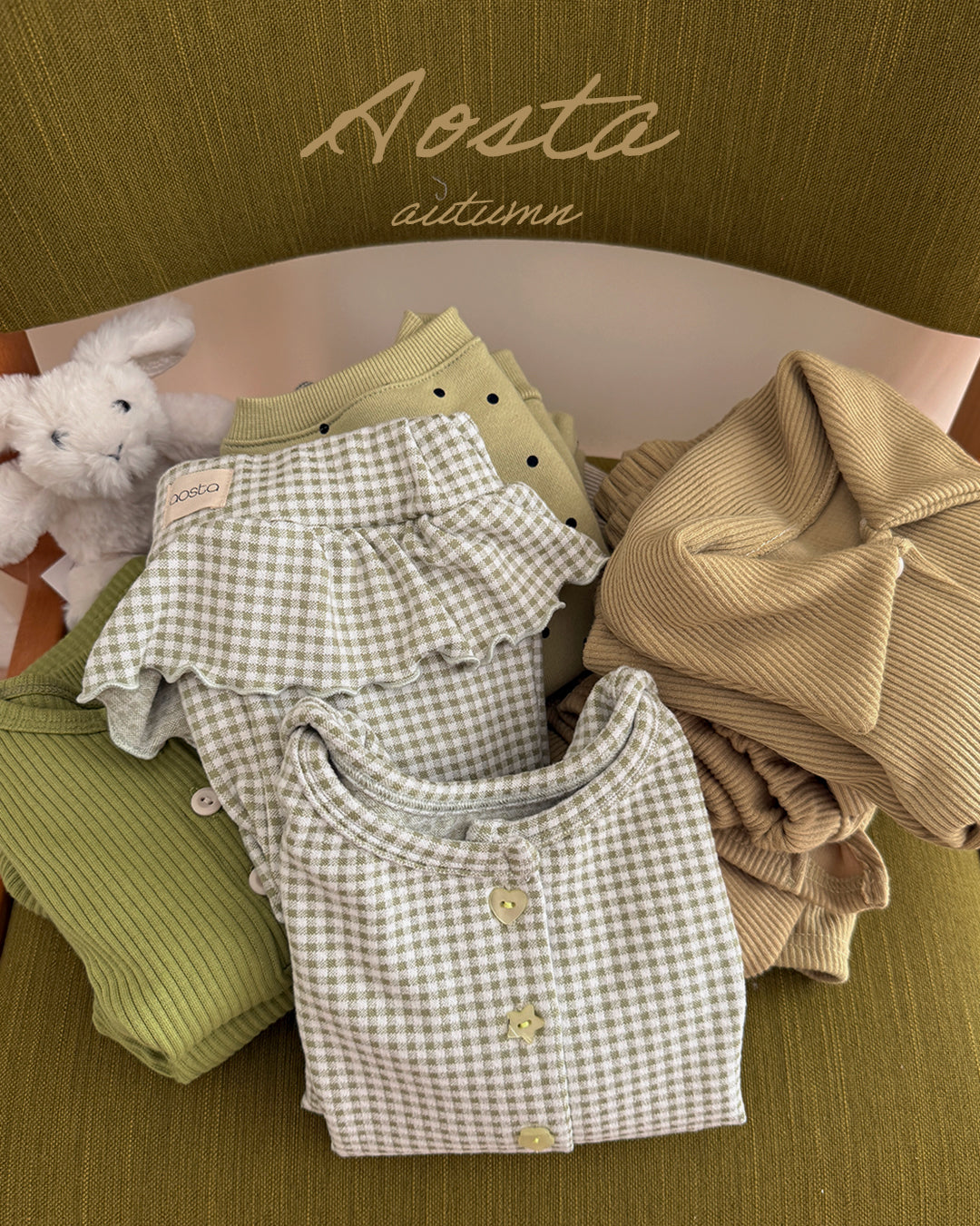 ［Aosta］Mulmul Collar Tee