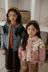 [OREN] Oslo reversible knit cardigan