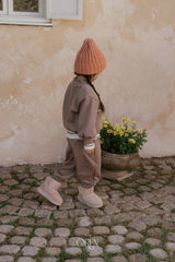 [OREN] Romi garden brushed sweatshirt set