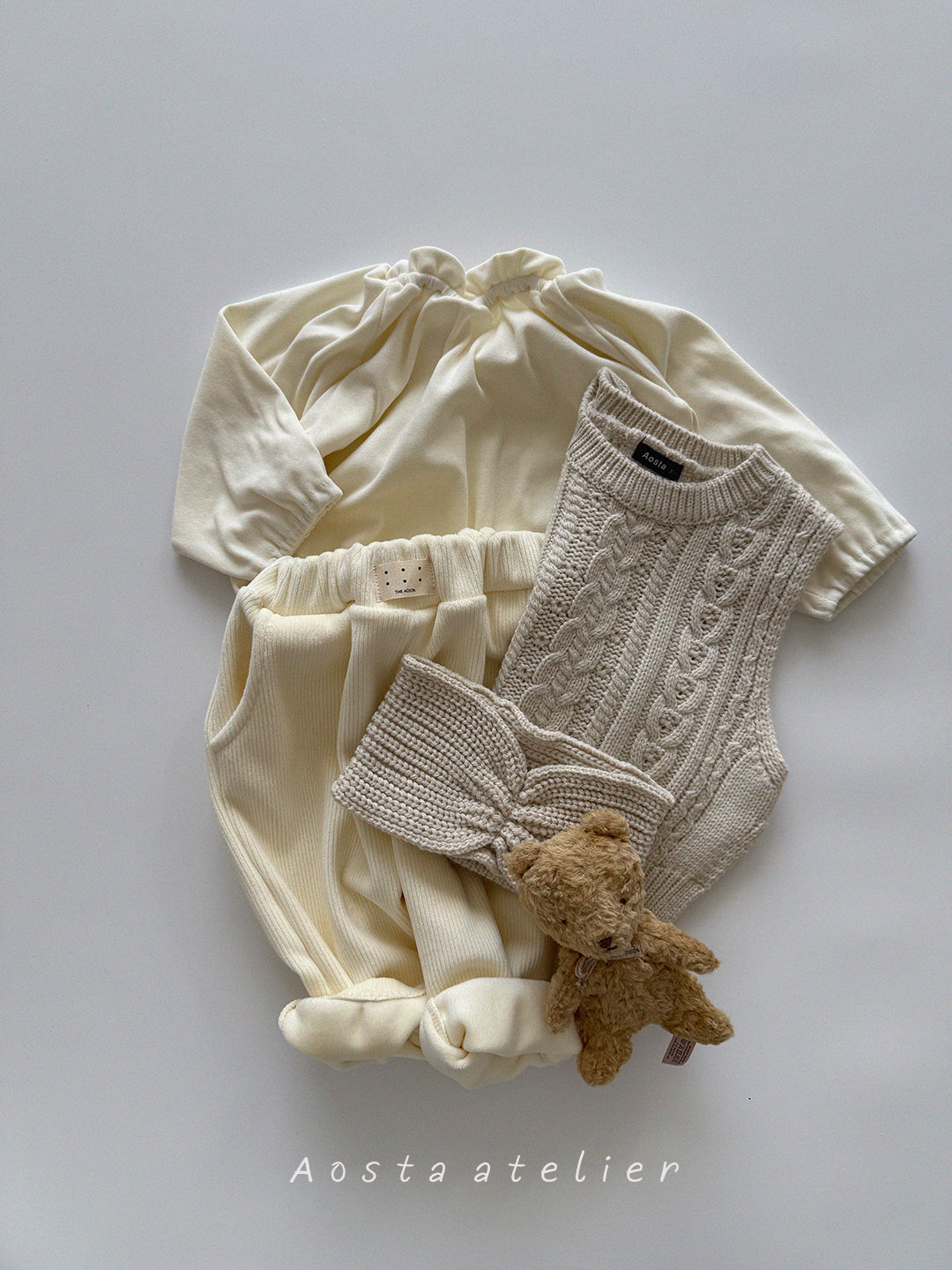 ［Aosta］Knit hairband