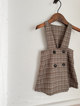 Rommy check one-piece