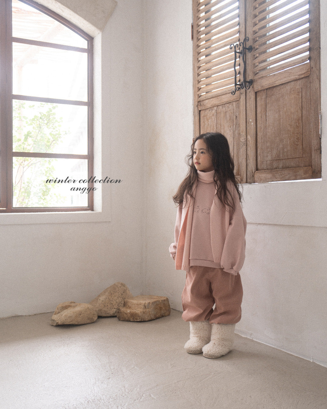 ［anggo］Anggo knit muffler