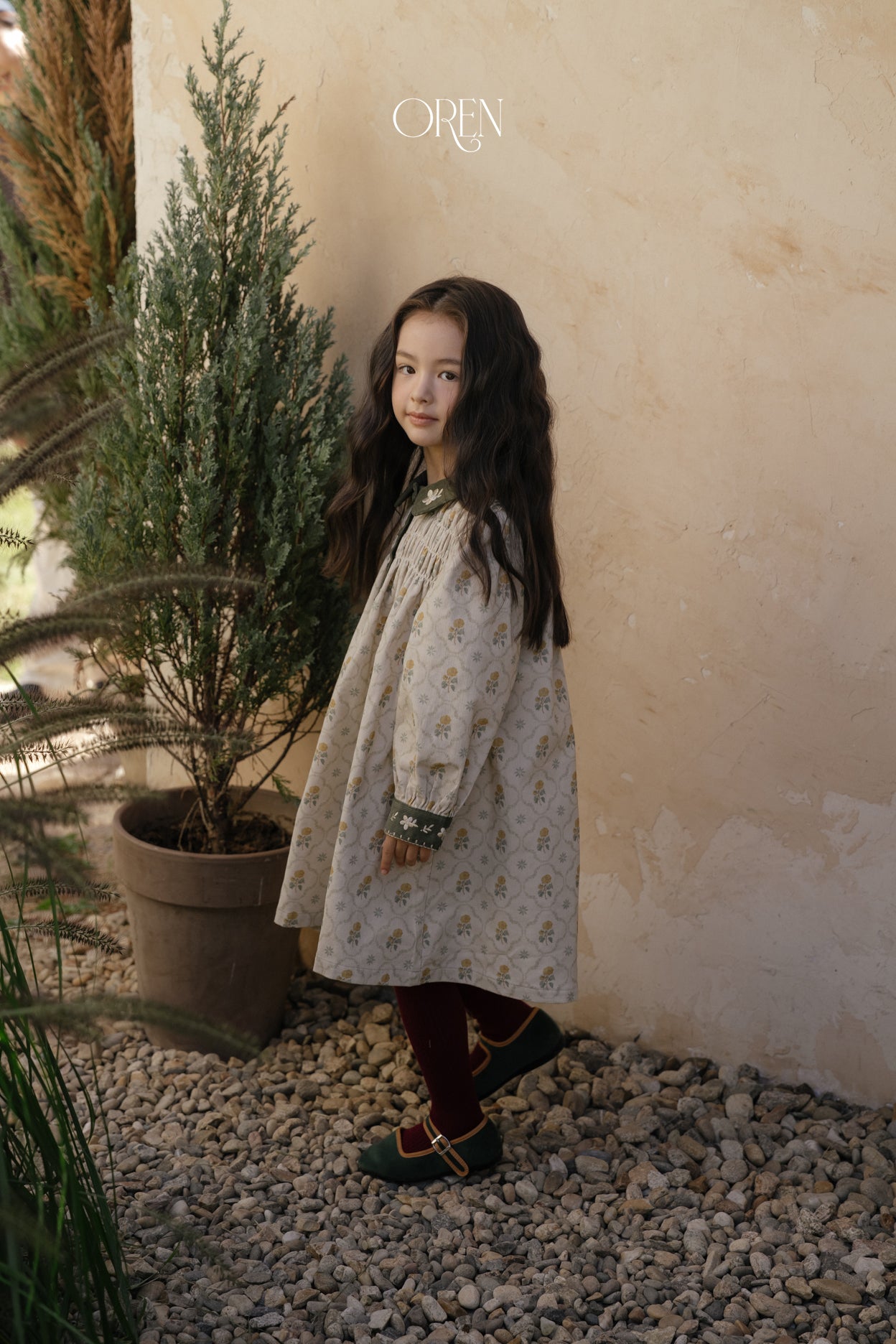 [OREN] Camila contrast dress