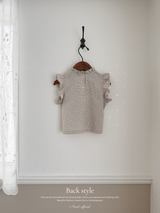 *Noeul.made* Muffin frill blouse