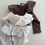 ［mimi market］Anna ruffle collar tops