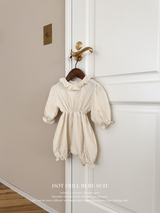 Dot frill bebe suit