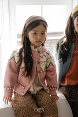 [OREN] Oslo reversible knit cardigan