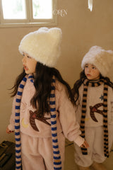 [OREN] Ambre stripe muffler(kids&adult)