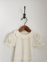 Gracie dot puff tops