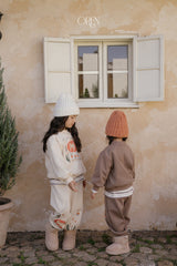 [OREN] Romi garden brushed sweatshirt set