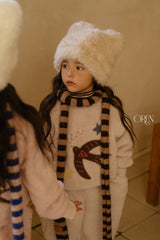 [OREN] Ambre stripe muffler(kids&adult)