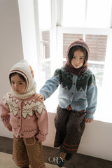 [OREN] Oslo reversible knit cardigan