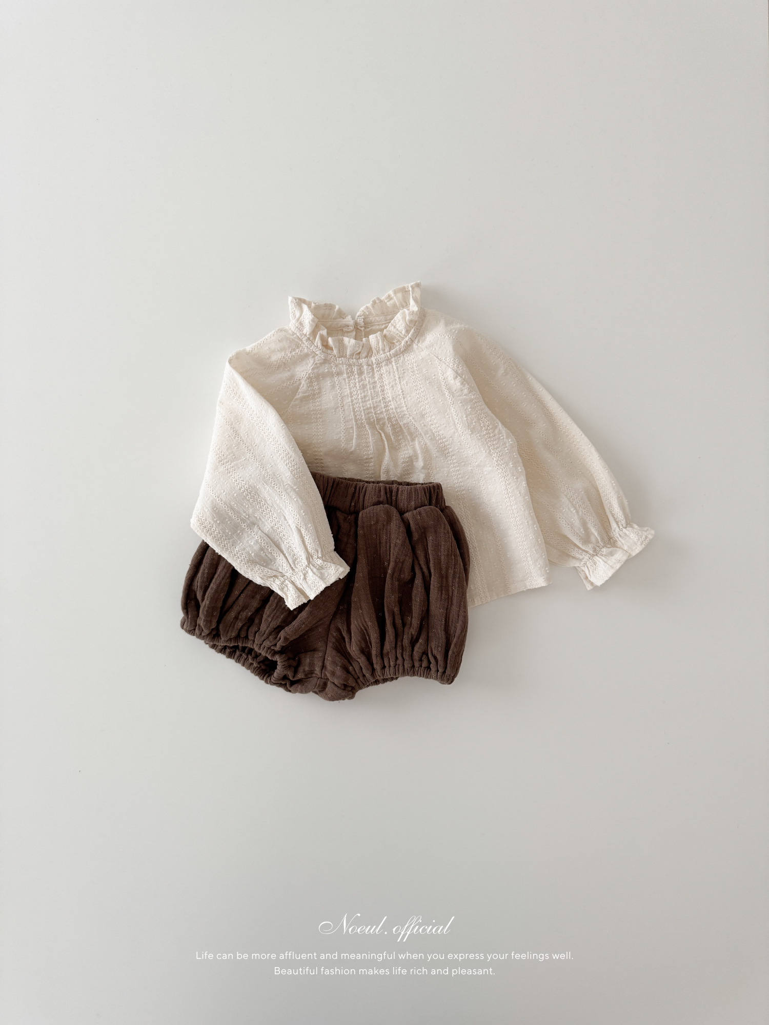 Flora tuck blouse