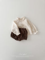 Flora tuck blouse