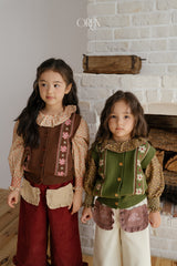 [OREN] Rivka frill blouse