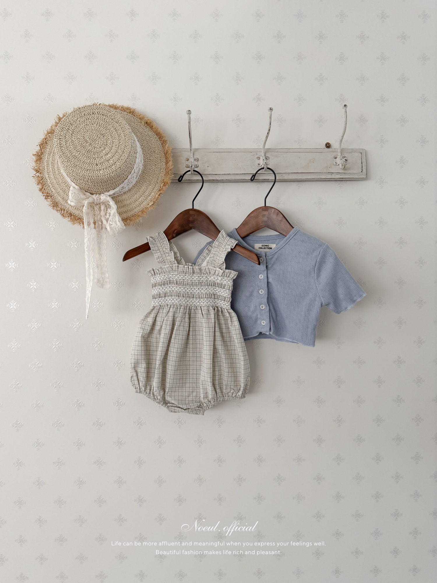 Lilly smock rompers