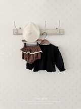 Check lace bloomer