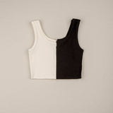 ［peekaboo］Ribbon crop sleeveless (mom)