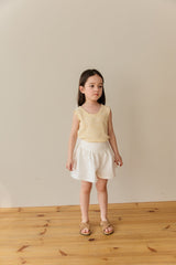 ［mon Atelier］Sherbet frill sleeveless tops