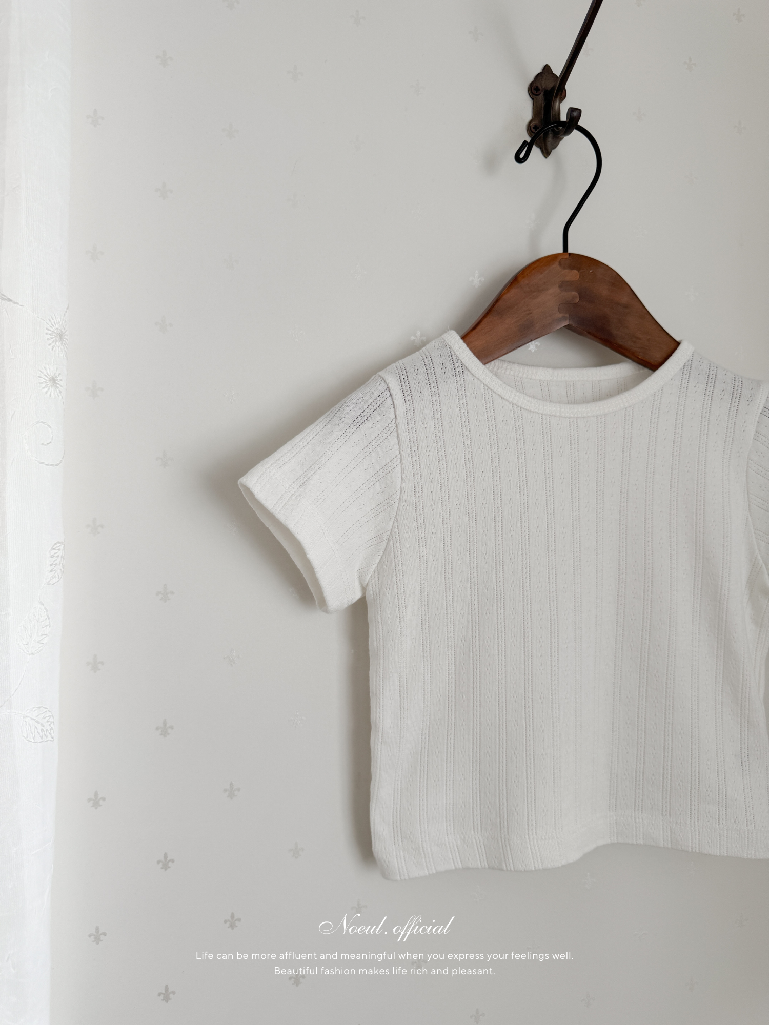 More eyelet tee