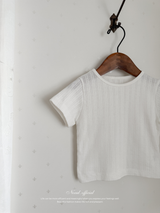 More eyelet tee
