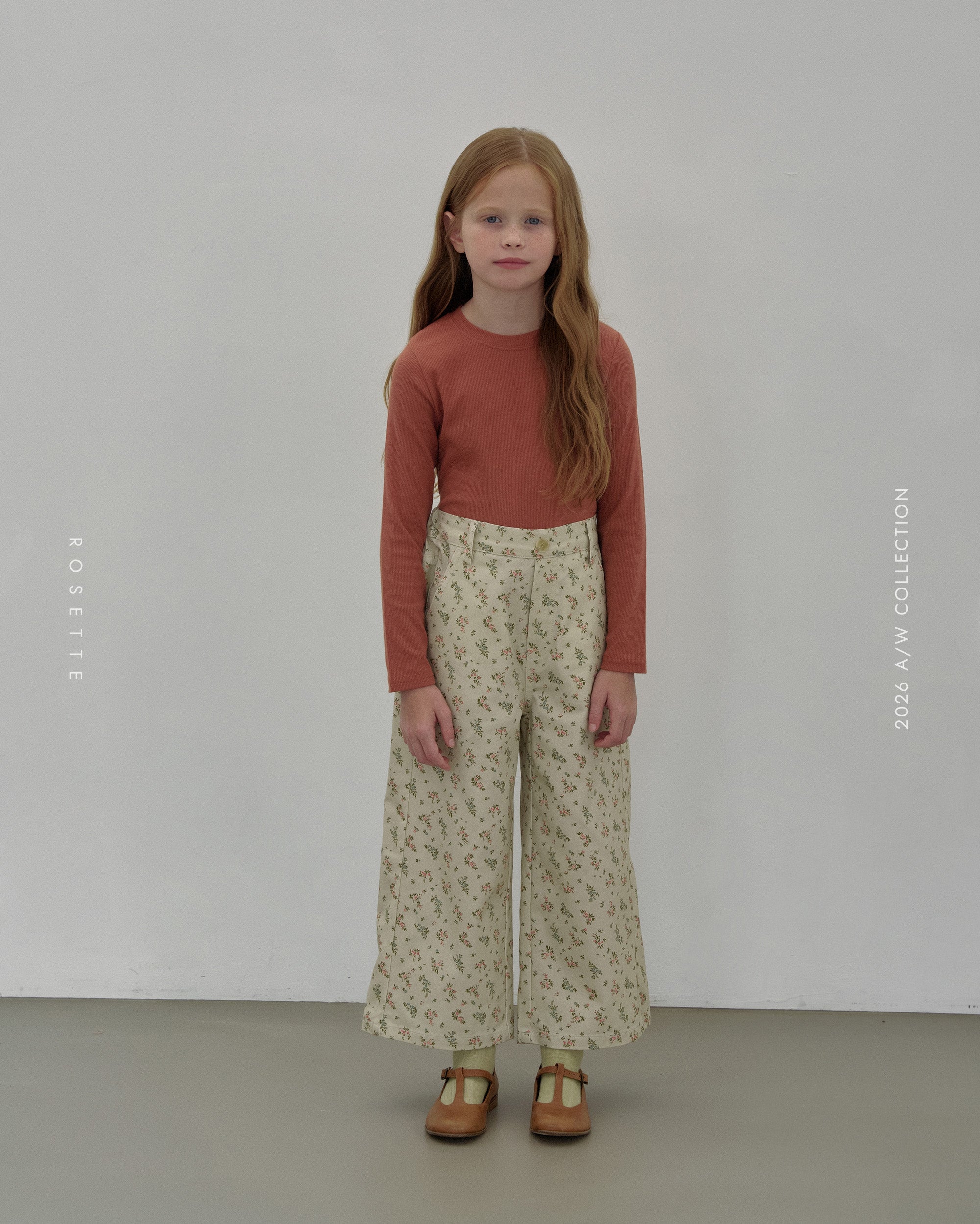 ［ROSETTE］Clare flower pants