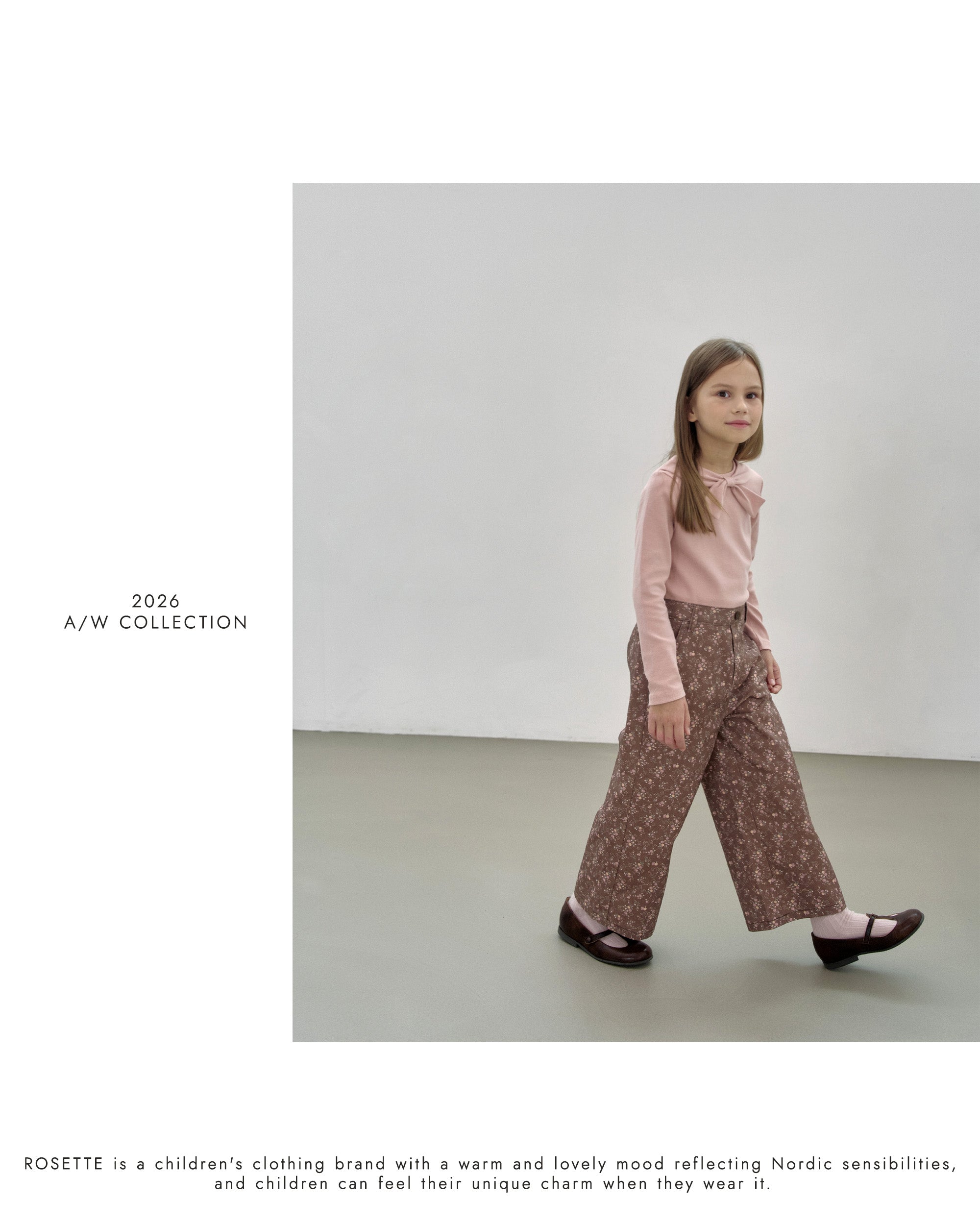 ［ROSETTE］Clare flower pants