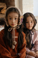 [OREN] Tigi flower knit hairband