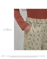 ［ROSETTE］Clare flower pants