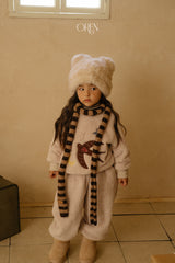 [OREN] Mongle bear sweatshirt set