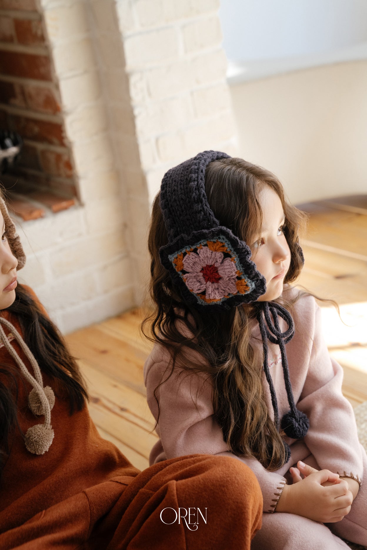 [OREN] Tigi flower knit hairband
