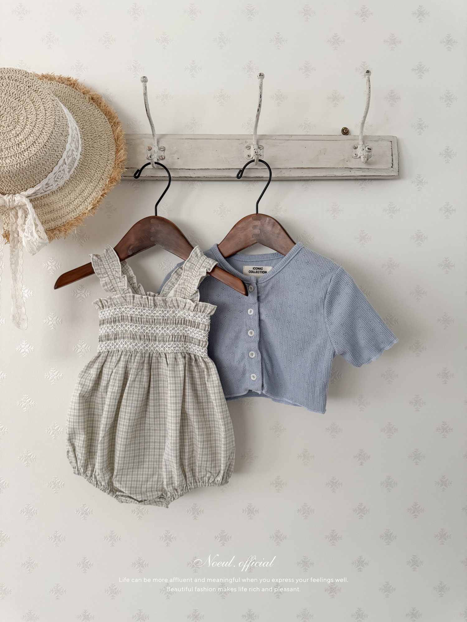 Lilly smock rompers