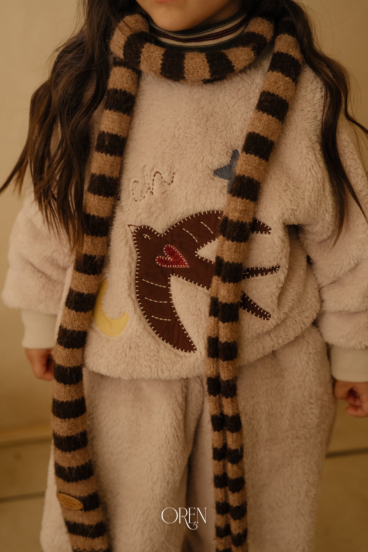[OREN] Mongle bear sweatshirt set