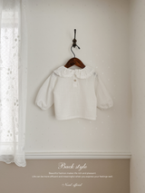 Ray lace collar blouse