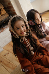 [OREN] Tigi flower knit hairband