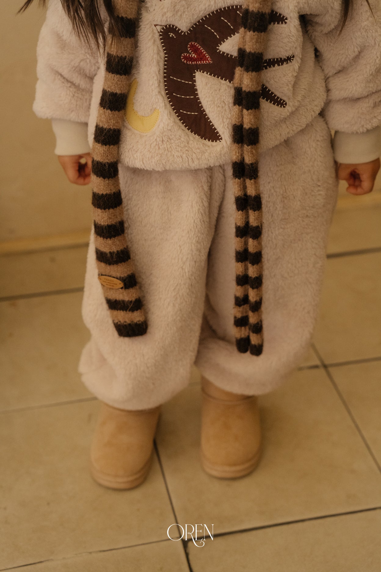 [OREN] Mongle bear sweatshirt set