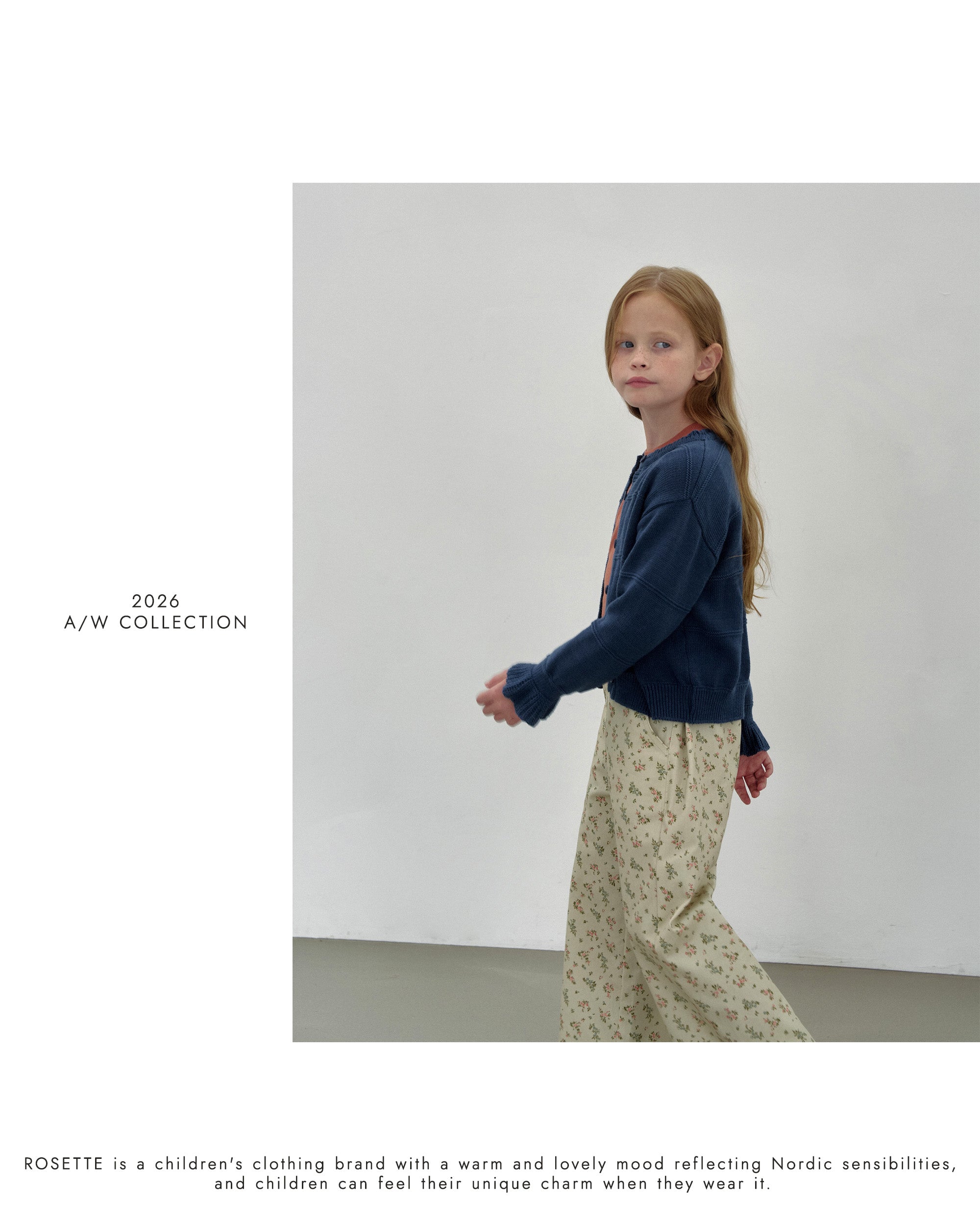 ［ROSETTE］Clare flower pants