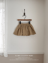 Flare culotte skirt