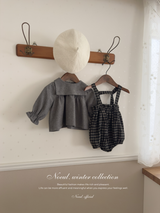 Naive check suspender bloomer