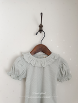 Gracie dot puff tops