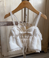 ［Aosta］Fur open bustier